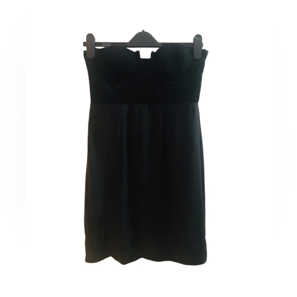 Ali Ro black strapless dress